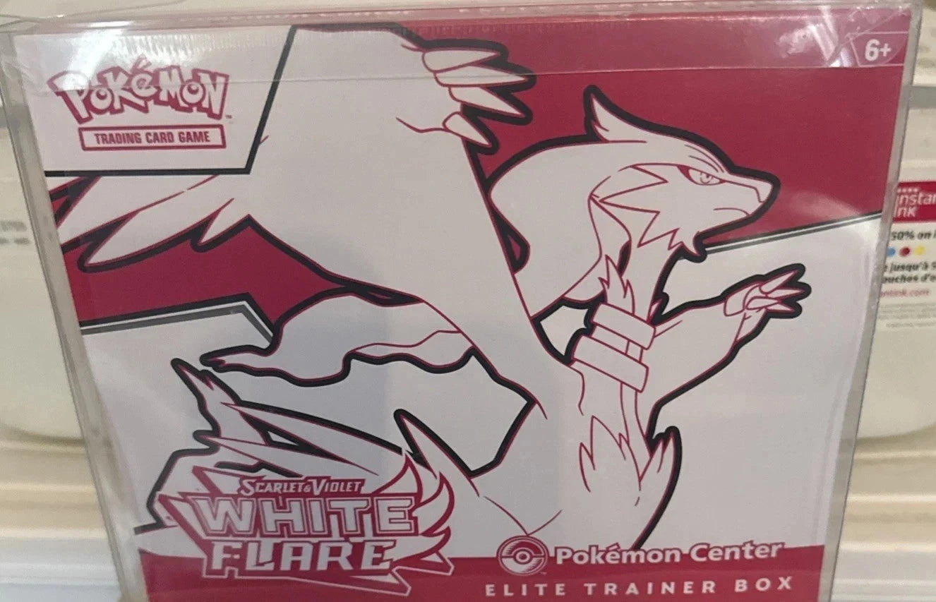 Pokémon Scarlet & Violet White Flare ETB -The Pokemon Center- In Plastic case