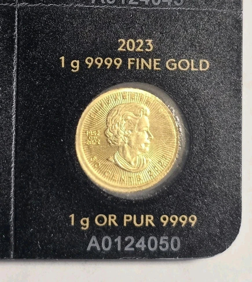 2023 Canada 1 Gram .9999 Fine Gold Maple - Sealed