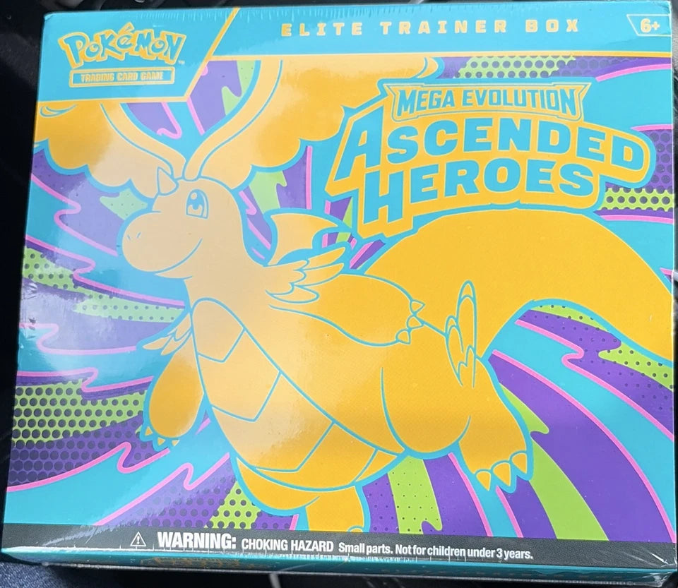 Pokémon TCG Elite Trainer Box Mega Evolution Ascended Heroes